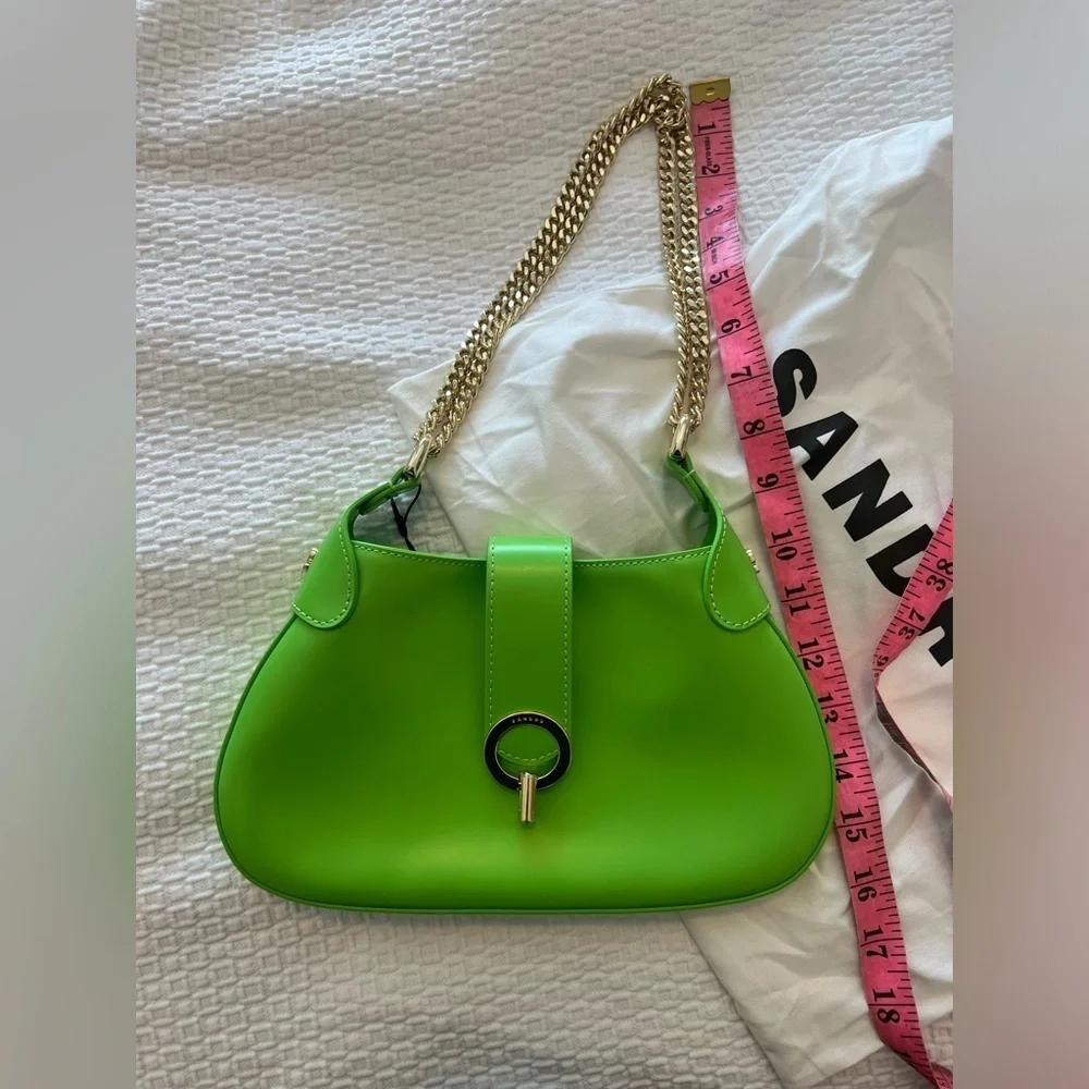 Sandro Sweet Janet Leather Shoulder Bag  NWT - Picture 12 of 16